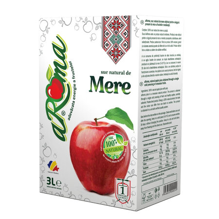 Suc natural de mere, 3 L, Aroma
