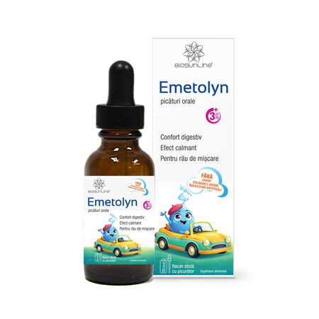 Emetolyn picaturi orale, 3 ani+, 20 ml, BioSunLine