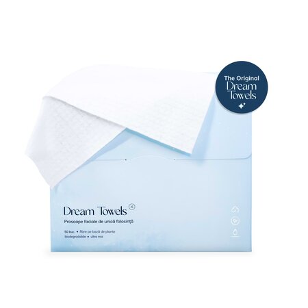 Prosoape faciale de unica folosinta Dream Towels XL, 50 bucati, Clo Skin 811253
