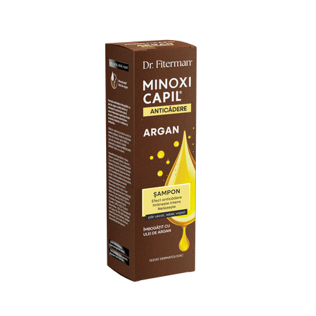 Sampon cu efect anticadere Minoxicapil Argan, 200 ml, Doctor Fiterman