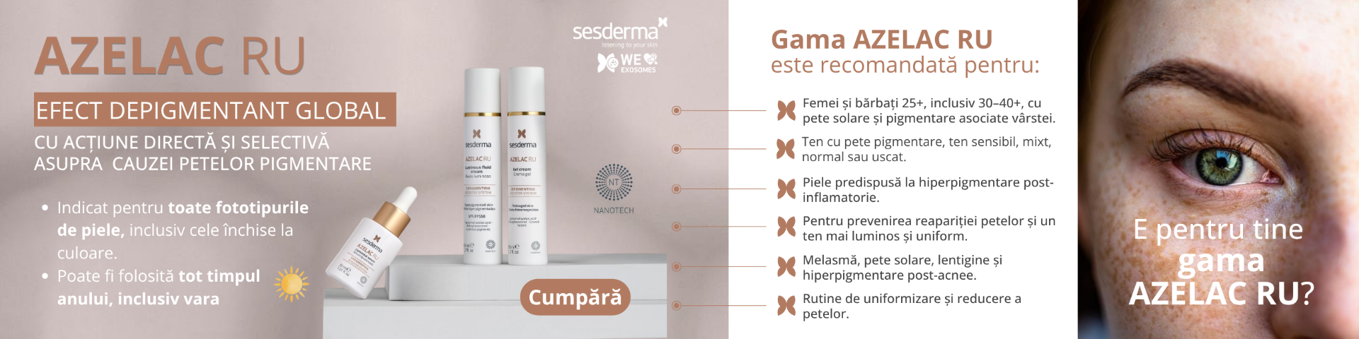 Gama AZELAC RU - efect depigmentant global