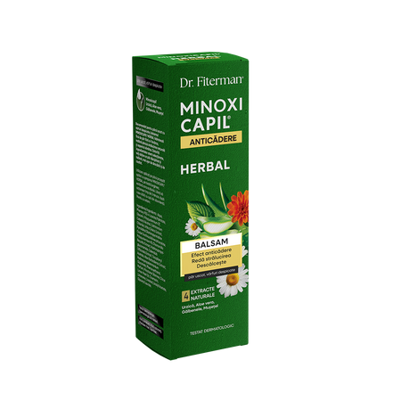 Balsam cu efect anticadere Minoxicapil Herbal, 200 ml, Doctor Fiterman