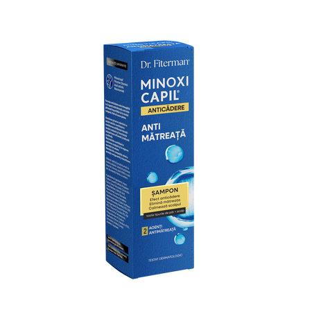 Sampon cu efect anticadere si antimatreata Minoxicapil, 200 ml, Doctor Fiterman