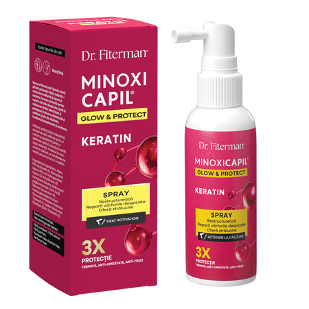 Spray pentru par Minoxicapil Keratin, 60 ml, Doctor Fiterman