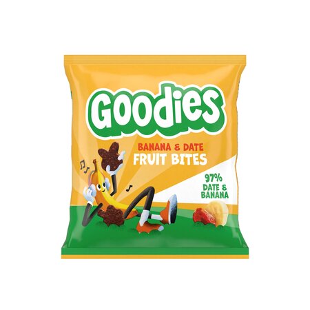 Snack figurine din banane si curmale, 3 ani+, 20 g, Goodies