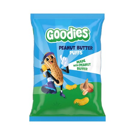 Snack din porumb cu unt de arahide, 3 ani+, 30 g, Goodies