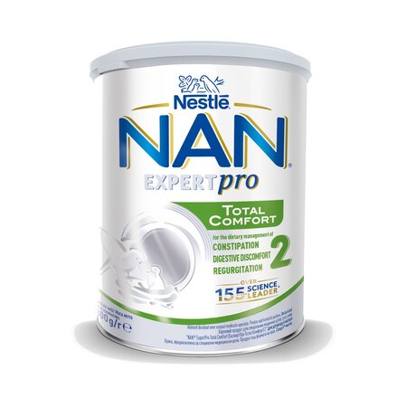 Formula speciala de lapte praf Nan Expert Pro Total Confort 2, 800 g, Nestle 811647