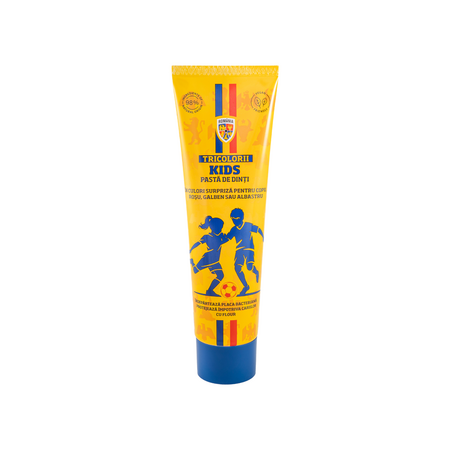 Pasta de dinti pentru copii Kids, 100 ml, Tricolorii