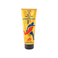 Sampon si gel de dus 2 in 1, Aloe Vera, Portocala Dulce si Salvie, 220 ml, Tricolorii