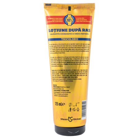 Lotiune dupa ras cu Uree si Panthenol, 125 ml, Tricolorii 811858