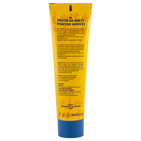 Pasta de dinti pentru adulti, 100 ml, Tricolorii 811864