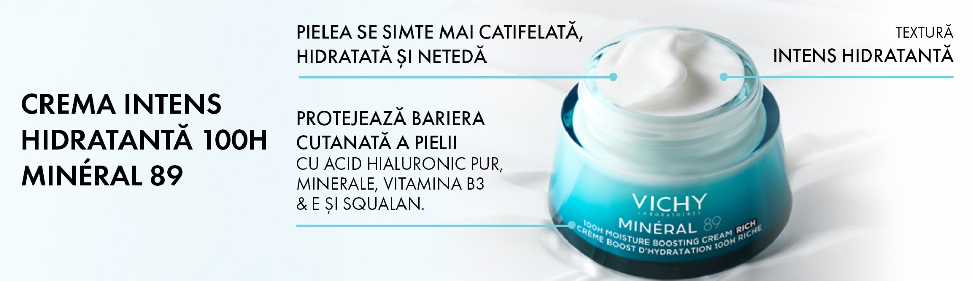 Vichy Mineral 89 Crema Intens Hidratanta 100H