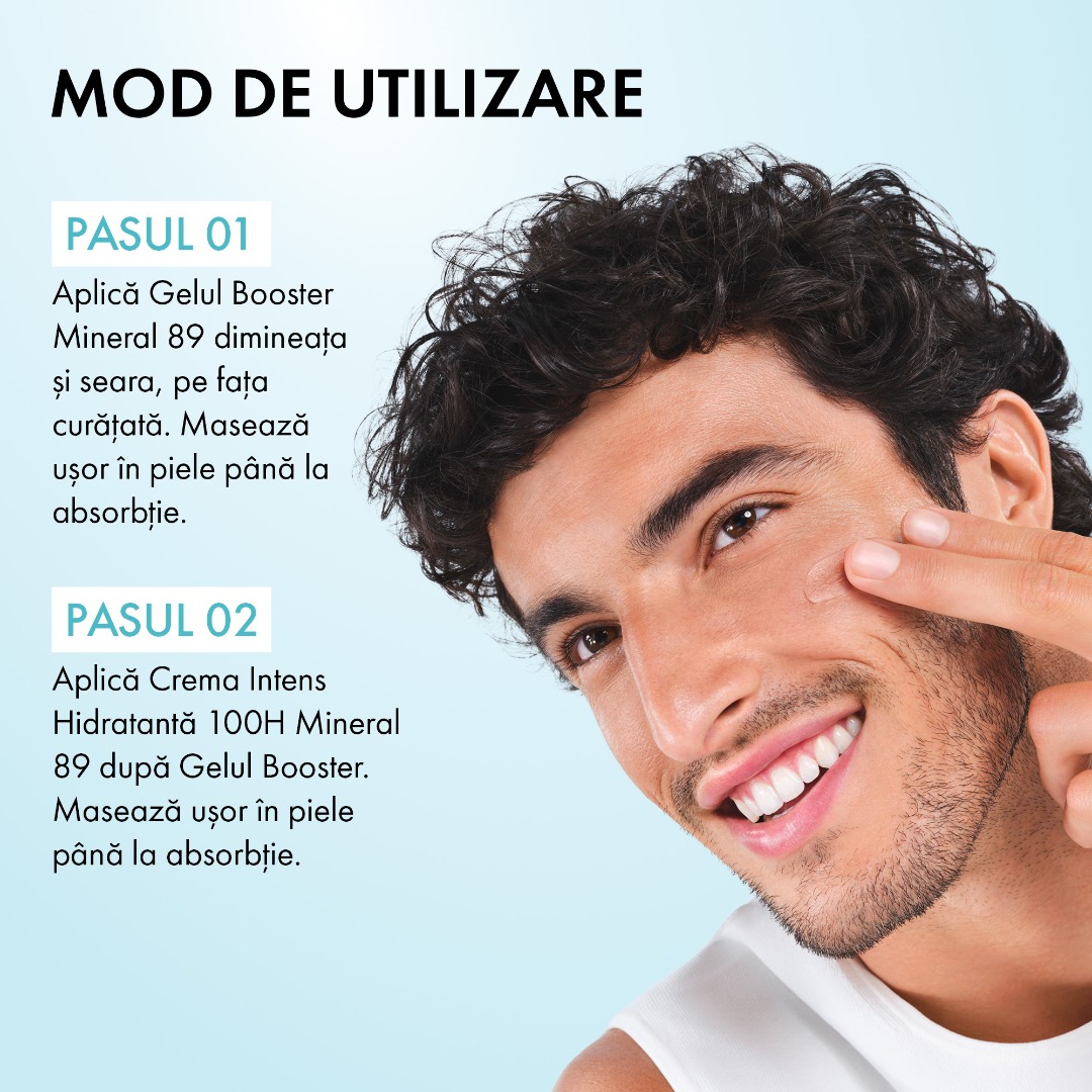 Mod de folosire Vichy Mineral 89 Crema Intens Hidratanta