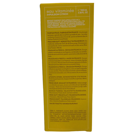 Spray parfumat pentru corp Eau Vitaminée Impulsion Citron Eau Vitaminee, Impulsion Citron, 100 ml, Biotherm 811947
