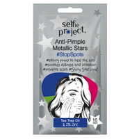 Plasturi anti-cosuri StopSpots, Metallic Stars, 16 bucati, Selfie Project