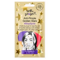 Plasturi hidrocoloidali anti-cosuri Hello Winter, Golden Stars, 16 bucati, Selfie Project