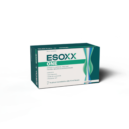Dispozitiv medical destinat tratarii refluxului gastroesofagian, 14 plicuri x 10 ml, Esoxx One