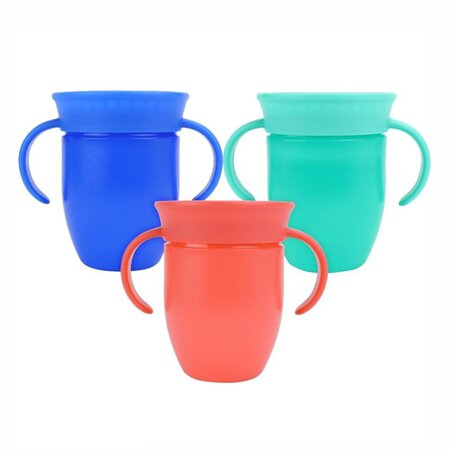 Pahar 360° cu manere Wonder Cup, Diverse culori, 6 luni+, 150 ml, Nuby