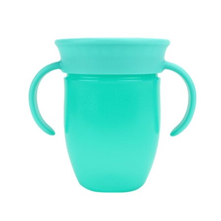 Pahar 360° cu manere Wonder Cup, Diverse culori, 6 luni+, 1 buc,150 ml, Nuby 812105