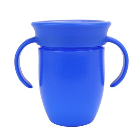 Pahar 360° cu manere Wonder Cup, Diverse culori, 6 luni+, 1 buc,150 ml, Nuby 812102