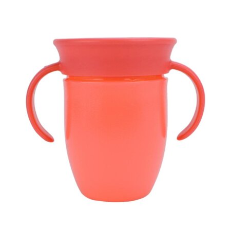 Pahar 360° cu manere Wonder Cup, Diverse culori, 6 luni+, 1 buc,150 ml, Nuby 812108