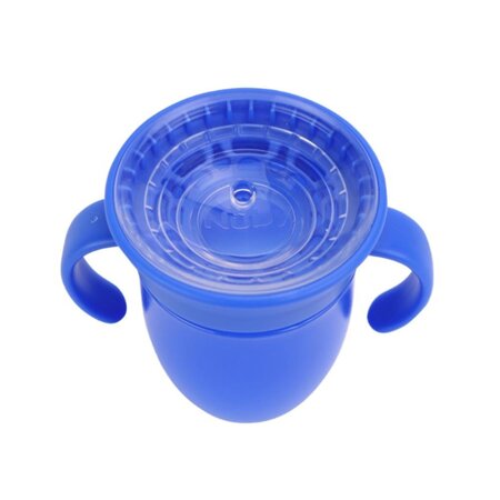 Pahar 360° cu manere Wonder Cup, Diverse culori, 6 luni+, 1 buc,150 ml, Nuby 812100
