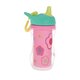 Pahar izoterm cu pereti dubli si carabina, Diverse culori, 6 luni+, 1 buc, 260 ml, Nuby 812128