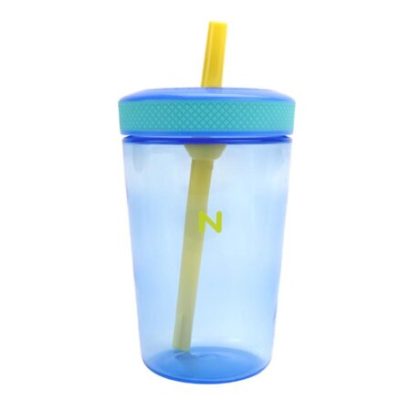 Pahar anti-scurgere cu pa, Diverse culori, 12 luni+, 1 buc, 440 ml, Nuby 812135