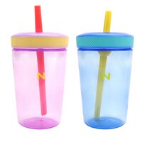 Pahar anti-scurgere cu pa, Diverse culori, 12 luni+, 1 buc, 440 ml, Nuby
