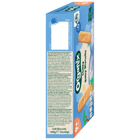 Biscuiti Bio, 9 luni+, 160 g, Organix 812147