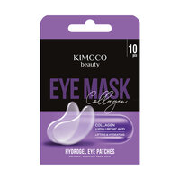 Patchuri pentru ochi cu colagen si acid hialuronic Beauty, 10 bucati, Kimoco