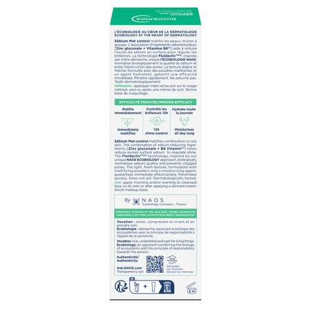 Fluid hidratant matifiant Sebium Mat Control, 30 ml, Bioderma 794342
