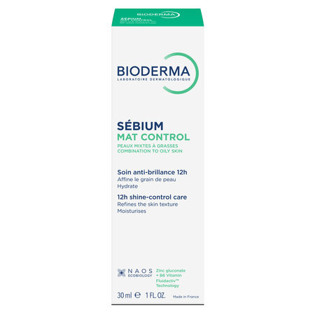 Fluid hidratant matifiant Sebium Mat Control, 30 ml, Bioderma