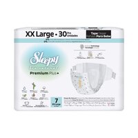 Scutece Natural Premium Plus, marimea 7 XX Large, 20-30 kg, 30 bucati, Sleepy