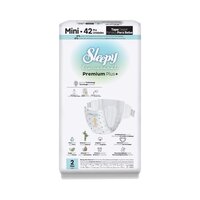 Scutece Natural Premium Plus, marimea 2 Mini, 3-6 kg, 42 bucati, Sleepy