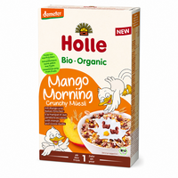 Cereale Bio Muesli crocant cu Mango si Cacao, 12 luni+, 200 g, Holle
