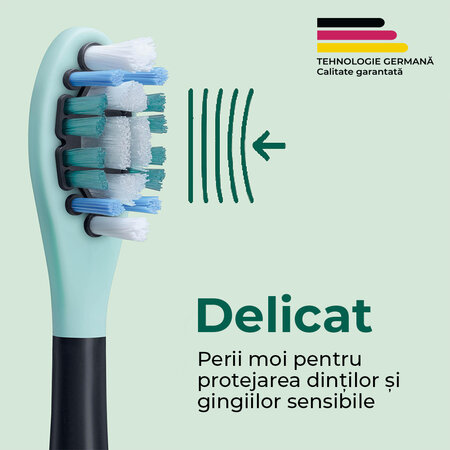 Set 4 rezerve pentru periutele sonice SC30 si SC50 Protection Plus, 4 bucati, Beurer 812466
