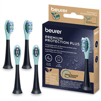 Set 4 rezerve pentru periutele sonice SC30 si SC50 Protection Plus, 4 bucati, Beurer