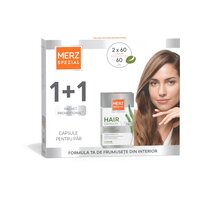 Pachet Capsule pentru par, 2x60 capsule, Merz Spezial