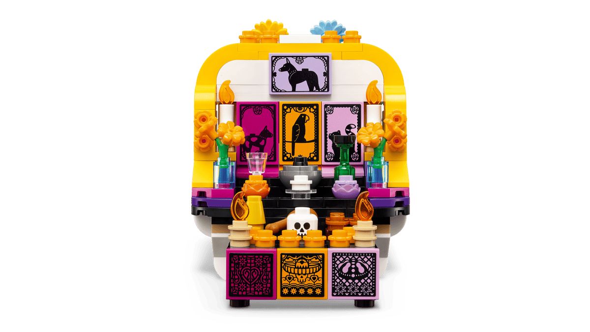 LEGO Altar de Ziua Morților 40811 detalii și accesorii