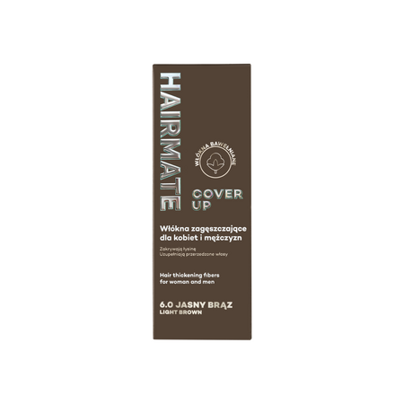 Fibre de bumbac pentru par cu aspect mai des Cover Up, 6.0 Saten deschis, 22 g, Hairmate 812560