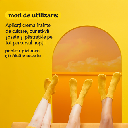 Crema reparatoare pentru picioare, Menta si Eucalipt, 100 ml, Beesline 812608