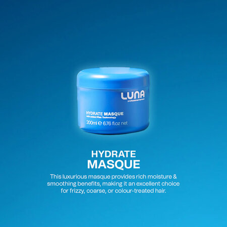 Masca hidratanta pentru par uscat, deteriorat sau vopsit Hydrate, 200 ml, Luna 812692