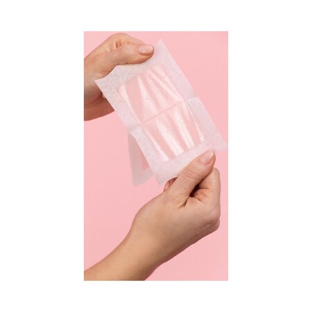 Benzi depilatoare corp pentru piele sensibila, Floare de Lotus, 16 bucati + 2 servetele, Body Natur 812815
