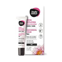 Crema depilatoare pentru fata, Floare de Lotus, 20 ml, Body Natur