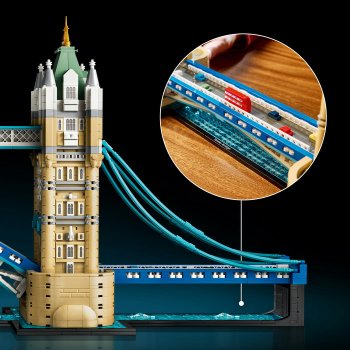 LEGO Architecture Podul Turnului 21067 raul Tamisa si vehicule