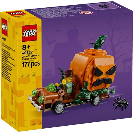 Joc Camioneta cu dovleac sculptat, 40822, 8 ani+, 177 piese, Lego 812932