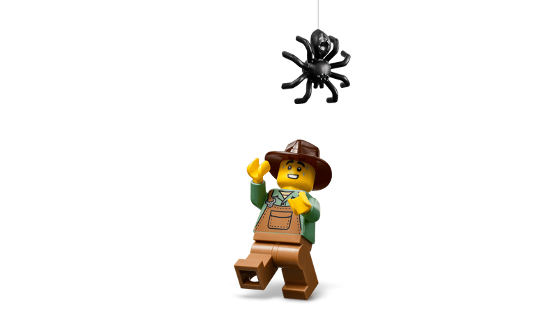 LEGO Camioneta cu dovleac sculptat 40822 minifigurina fermier