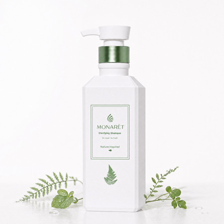 Sampon purifiant pentru scalp cu tendinta de ingrasare, 380 ml, Monaret 813002