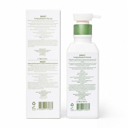Sampon purifiant pentru scalp cu tendinta de ingrasare, 380 ml, Monaret 813003